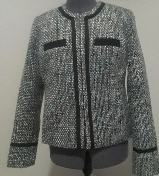 ๐HP๐Daisy Fuentes tweed blazer - Picture 2 of 9